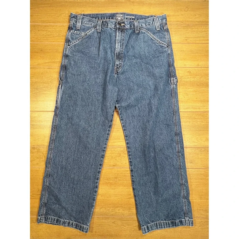 Signature by Levi Strauss Gold Carpenter Jeans Men's Denim‎ Sz 38x30 Y2K baggy